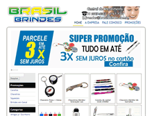 Tablet Screenshot of brasilbrinde.com
